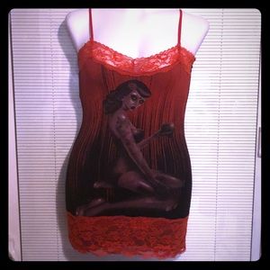 Too Fast graphic long cami